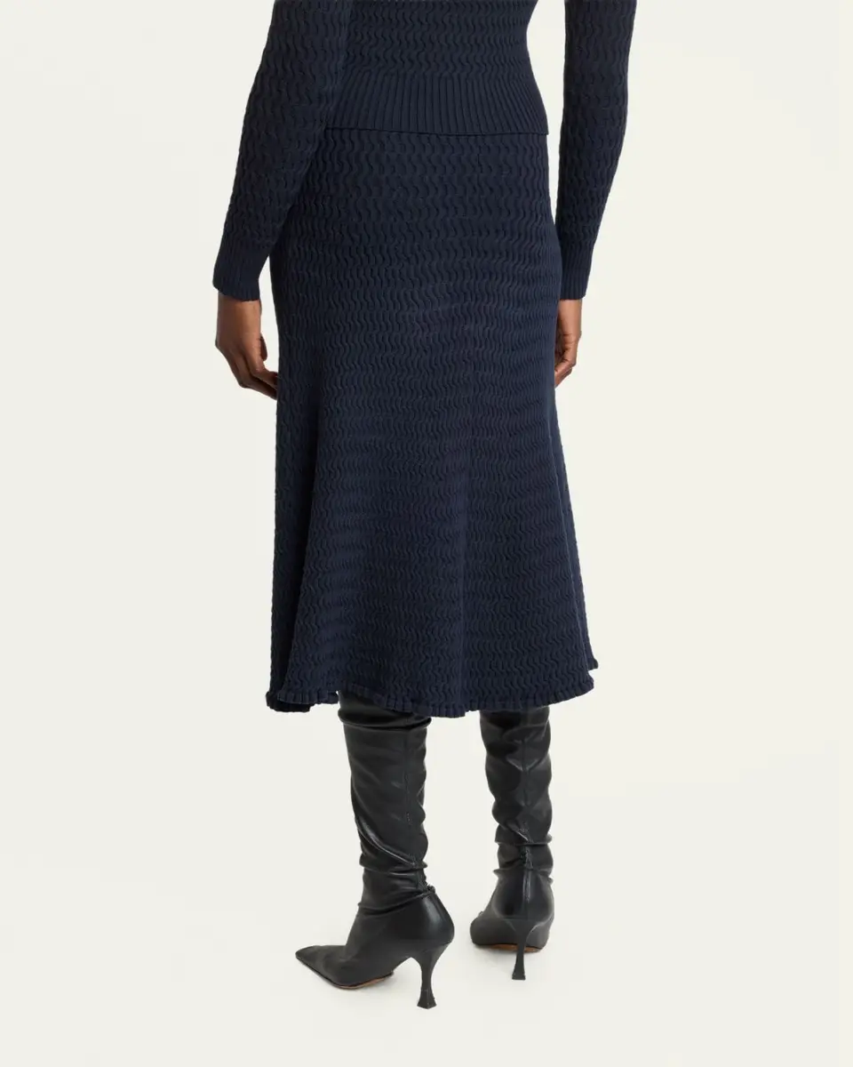 Proenza Schouler White Label Magnolia Knit Midi Skirt | Thumbnail 3