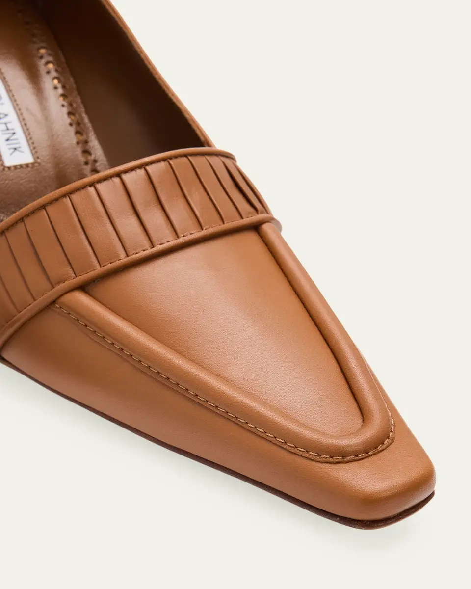 Manolo Blahnik 85mm Mindita Leather Pumps | Thumbnail 5 Manolo Blahnik 85mm Mindita Leather Pumps | Thumbnail 5