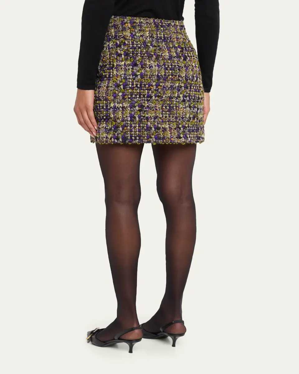 Saint Laurent Tweed Mini Skirt | Thumbnail 3 Saint Laurent Tweed Mini Skirt | Thumbnail 3
