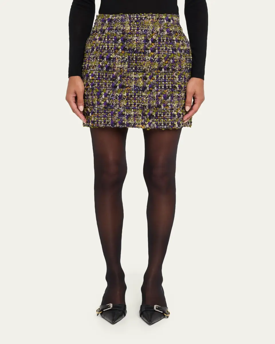 Saint Laurent Tweed Mini Skirt | Thumbnail 4 Saint Laurent Tweed Mini Skirt | Thumbnail 4