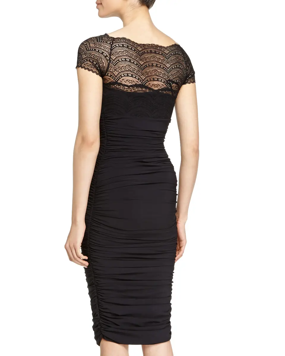 Rickie Freeman for Teri Jon Off-Shoulder Stretch Taffeta Column Gown | Thumbnail 5 Rickie Freeman for Teri Jon Off-Shoulder Stretch Taffeta Column Gown | Thumbnail 5