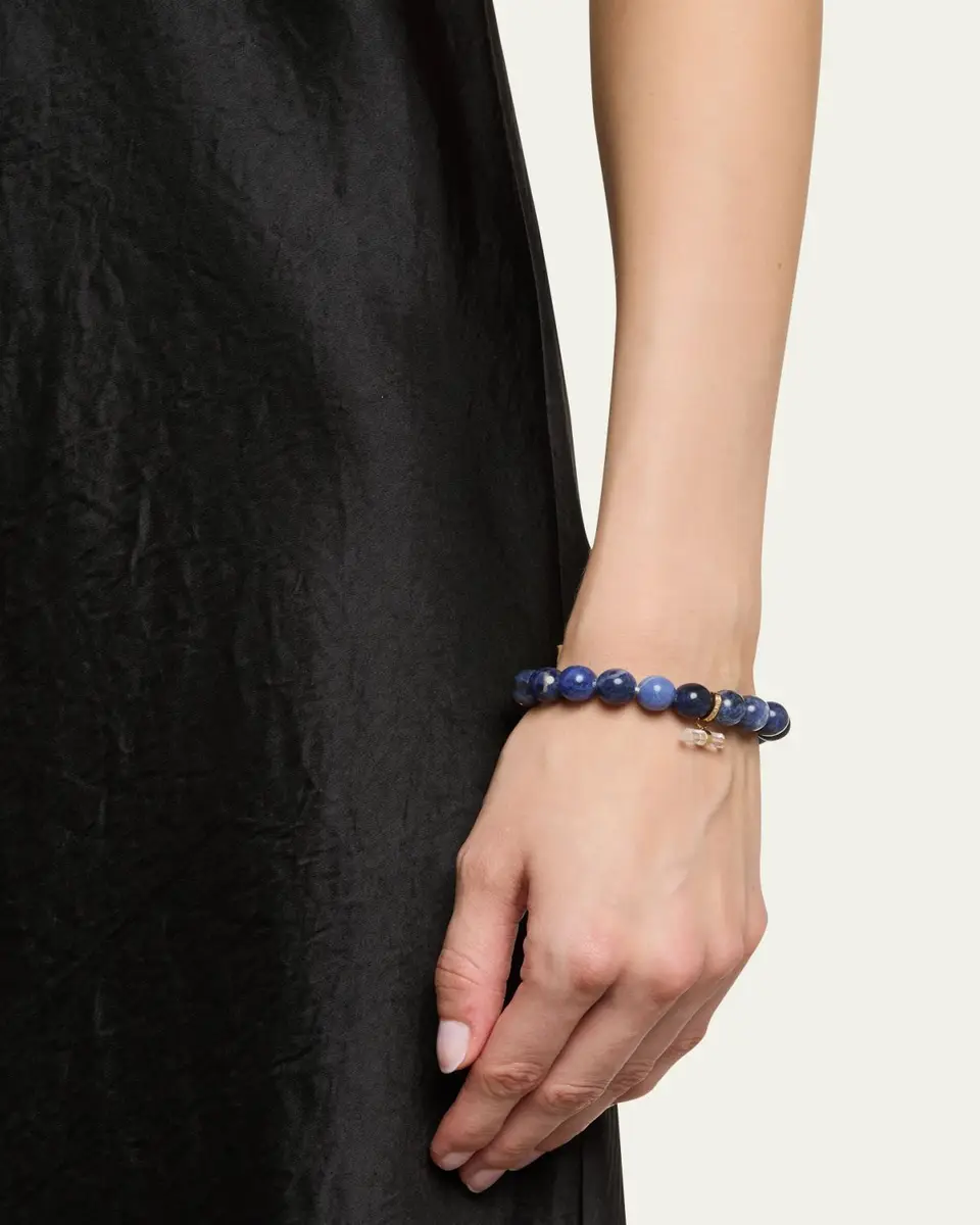 JIA JIA Uluwatu Sodalite 14K Gold Bar Crystal Bracelet | Thumbnail 2 JIA JIA Uluwatu Sodalite 14K Gold Bar Crystal Bracelet | Thumbnail 2