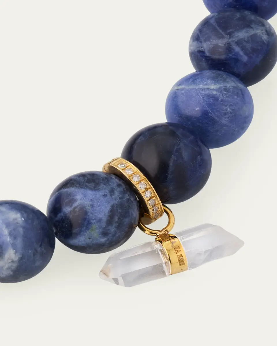 JIA JIA Uluwatu Sodalite 14K Gold Bar Crystal Bracelet | Thumbnail 3 JIA JIA Uluwatu Sodalite 14K Gold Bar Crystal Bracelet | Thumbnail 3