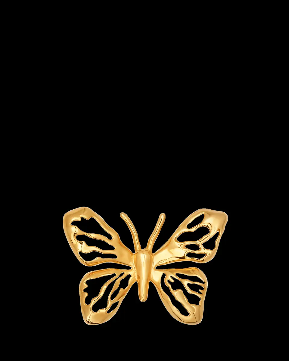 Oscar de la Renta Lace Butterfly Brooch | Thumbnail 2