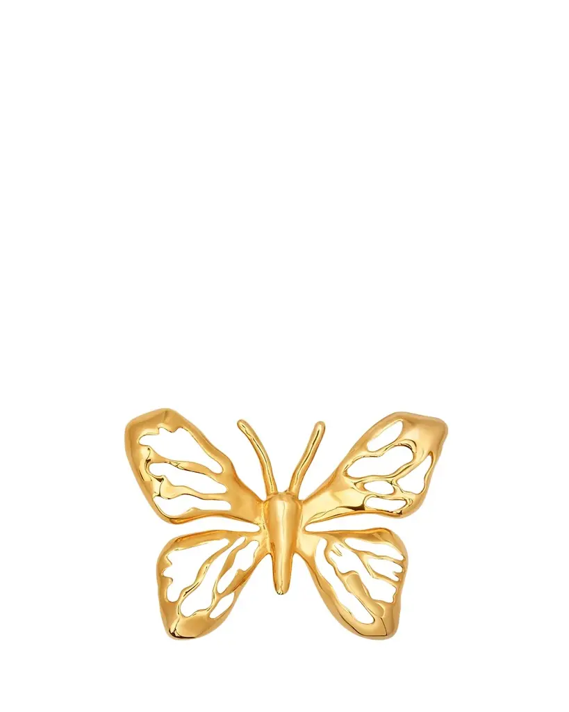 Oscar de la Renta Lace Butterfly Brooch | Image 1 Oscar de la Renta Lace Butterfly Brooch | Image 1