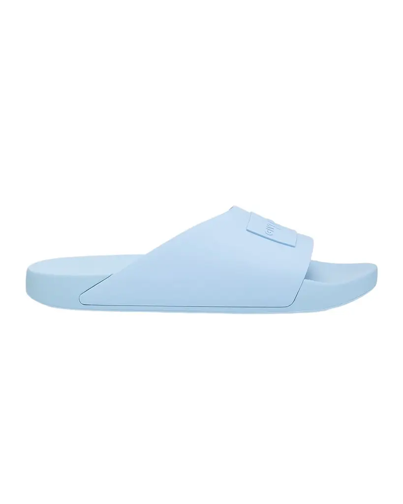 Givenchy Men's Label Asymmetric Slide Sandals | Image 1 Givenchy Men's Label Asymmetric Slide Sandals | Image 1