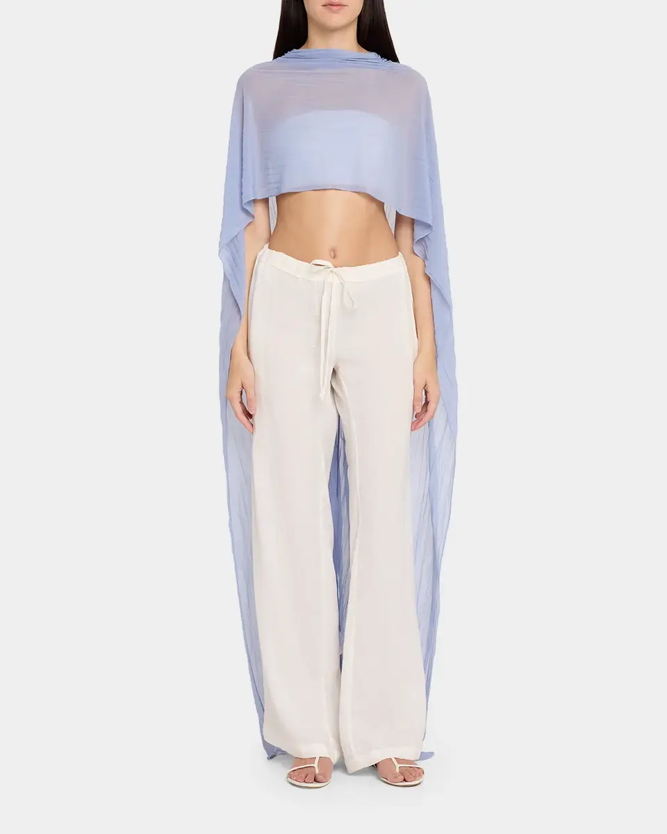 Simkhai Genoa Sheer Jersey Cape | Thumbnail 2 Simkhai Genoa Sheer Jersey Cape | Thumbnail 2