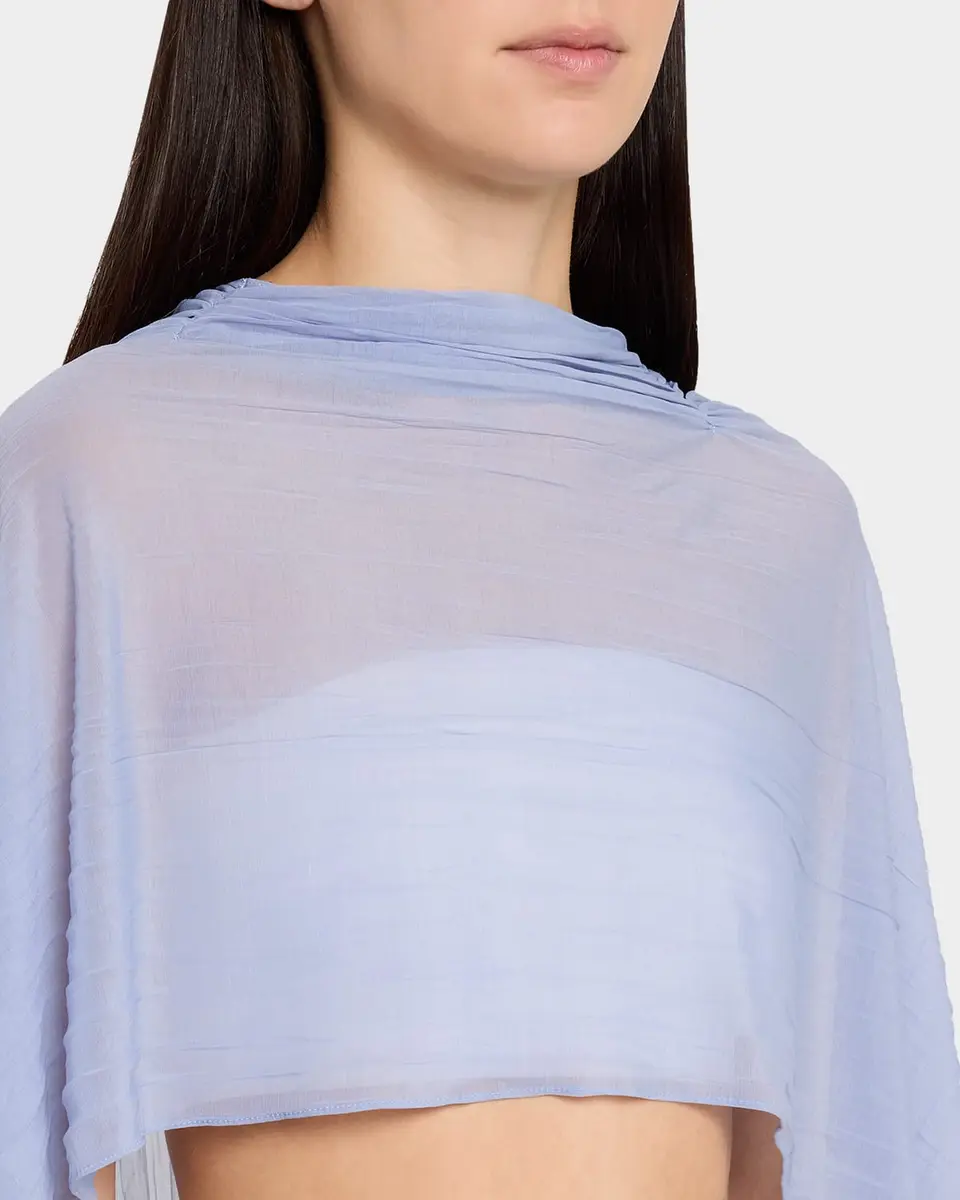 Simkhai Genoa Sheer Jersey Cape | Thumbnail 8 Simkhai Genoa Sheer Jersey Cape | Thumbnail 8