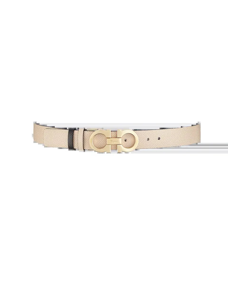 Ferragamo Gancini-Buckle Reversible Leather Belt | Thumbnail 2 Ferragamo Gancini-Buckle Reversible Leather Belt | Thumbnail 2