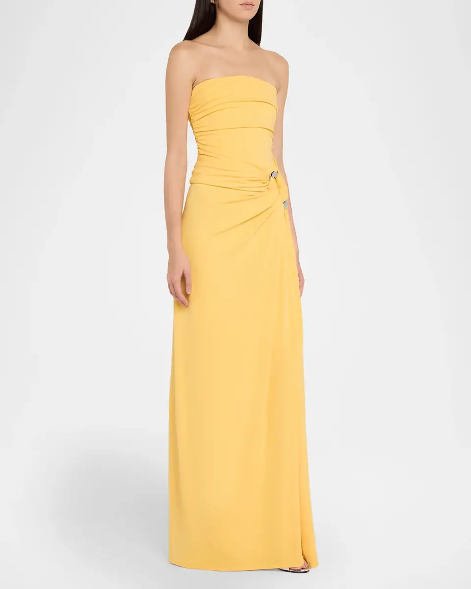 Simkhai Emma Strapless Jersey Bustier Maxi Dress | Thumbnail 4 Simkhai Emma Strapless Jersey Bustier Maxi Dress | Thumbnail 4