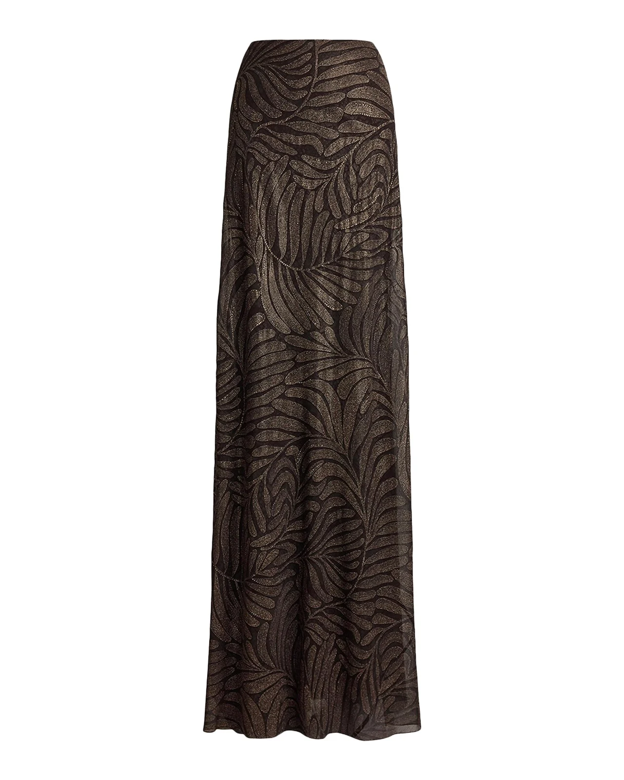 Masina Foiled Crinkle Chiffon Skirt