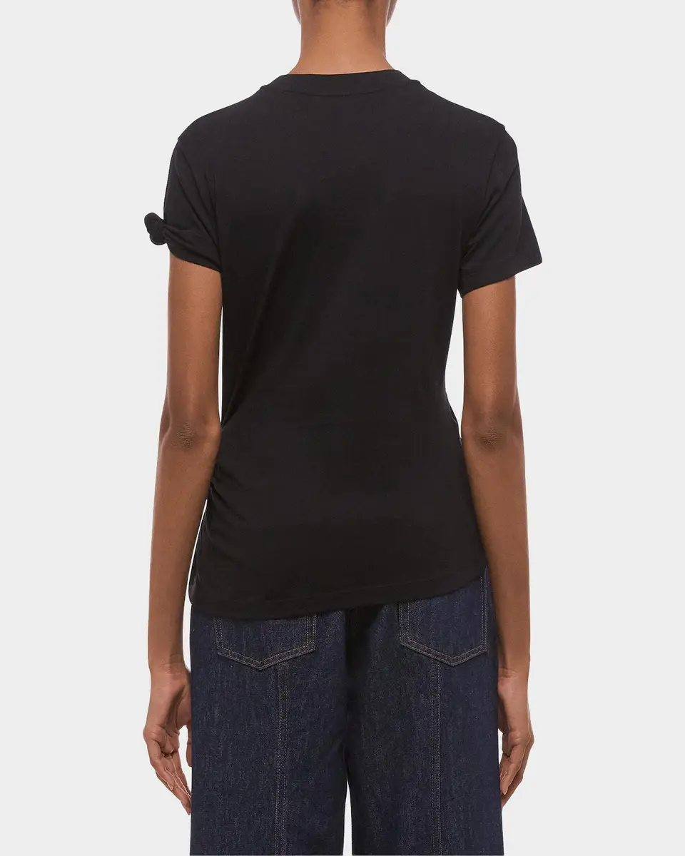 Helmut Lang Asymmetric Knotted Baby Tee | Thumbnail 3 Helmut Lang Asymmetric Knotted Baby Tee | Thumbnail 3
