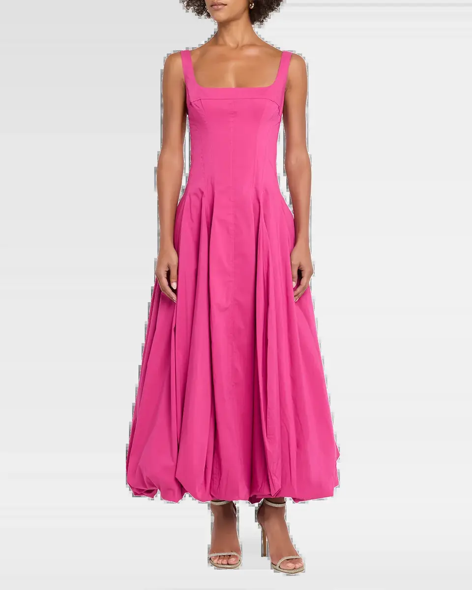 Simkhai Hally Bubble Cotton Midi Dress | Thumbnail 6 Simkhai Hally Bubble Cotton Midi Dress | Thumbnail 6