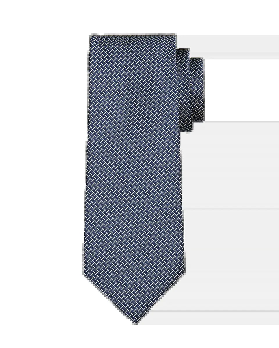 Tom Ford Men's Linen Zipper-Effect Tie | Thumbnail 2