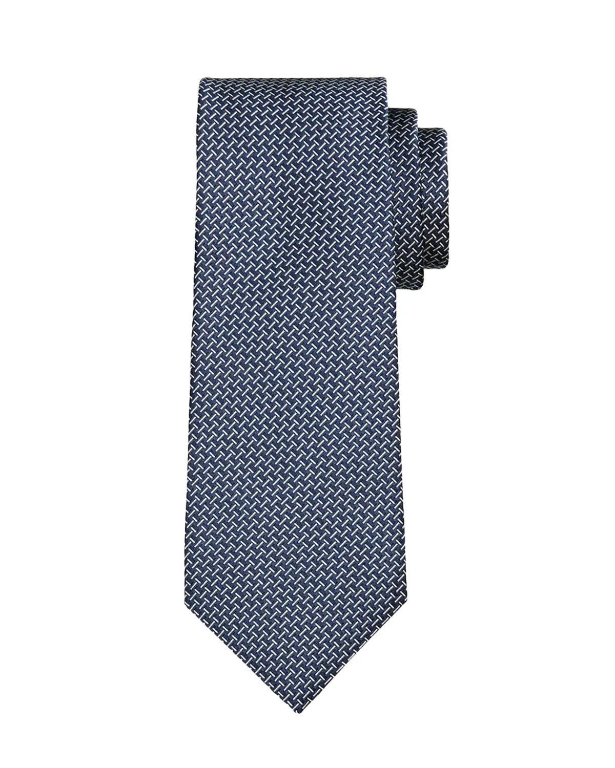 Men's Linen Zipper-Effect Tie Men's Linen Zipper-Effect Tie
