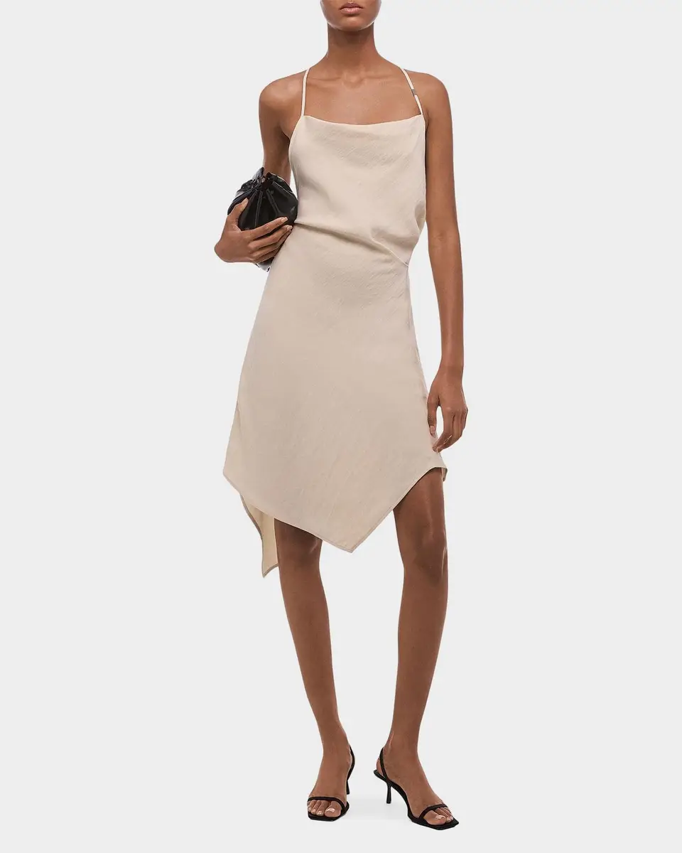 Helmut Lang Open-Back Knot Slip Dress | Thumbnail 2 Helmut Lang Open-Back Knot Slip Dress | Thumbnail 2