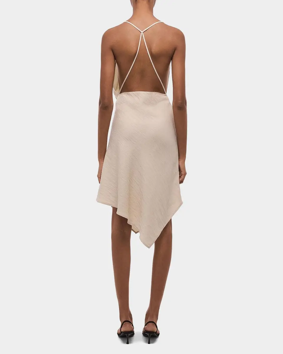 Helmut Lang Open-Back Knot Slip Dress | Thumbnail 3 Helmut Lang Open-Back Knot Slip Dress | Thumbnail 3