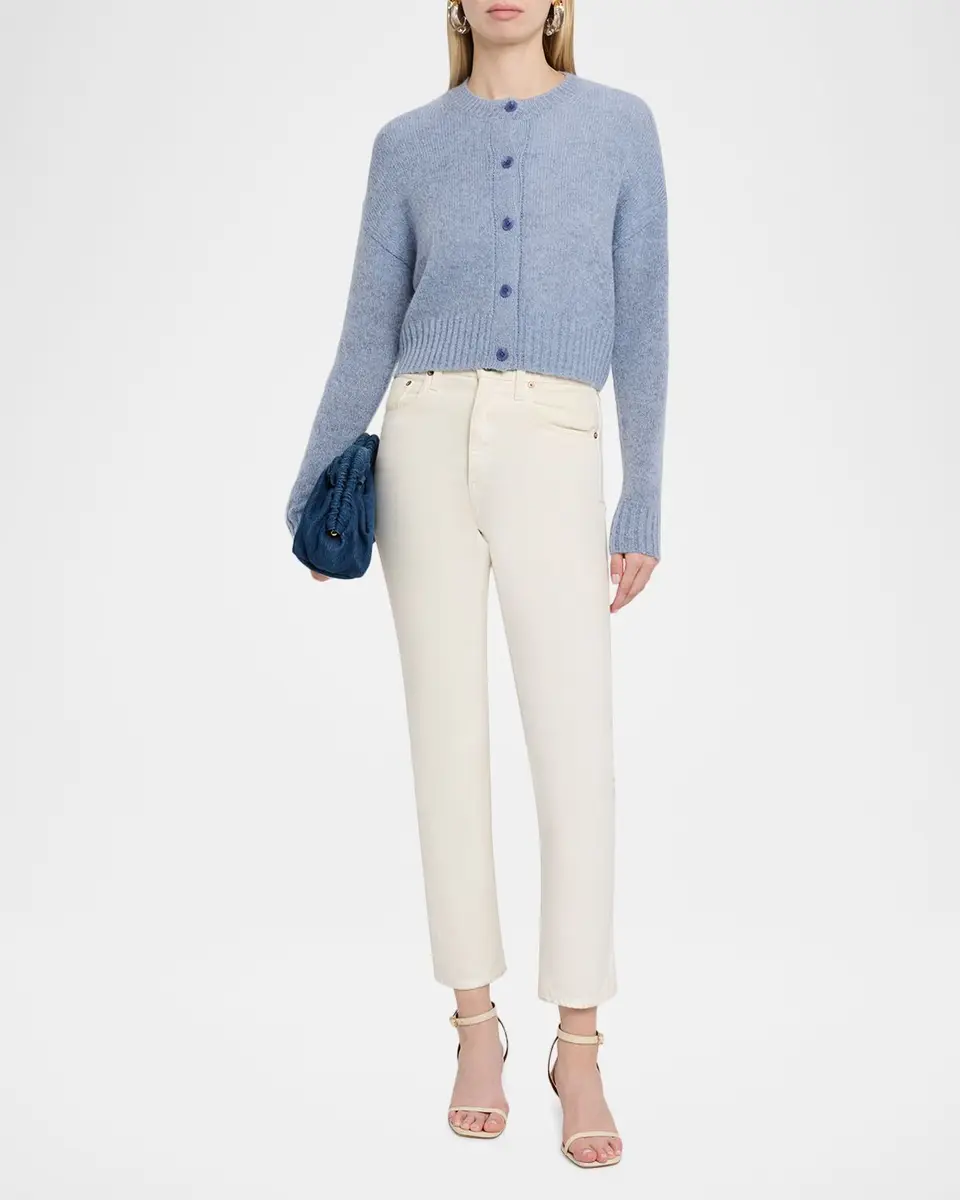 Autumn Cashmere Boxy Merino Wool-Cashmere Knit Cardigan | Thumbnail 2 Autumn Cashmere Boxy Merino Wool-Cashmere Knit Cardigan | Thumbnail 2