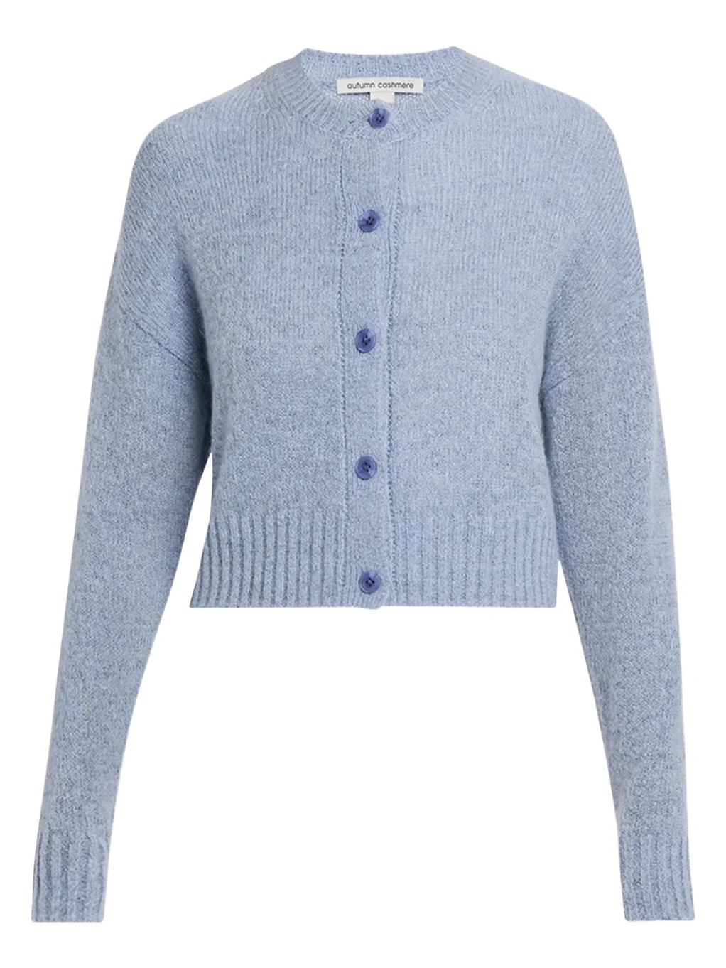 Boxy Merino Wool-Cashmere Knit Cardigan Boxy Merino Wool-Cashmere Knit Cardigan