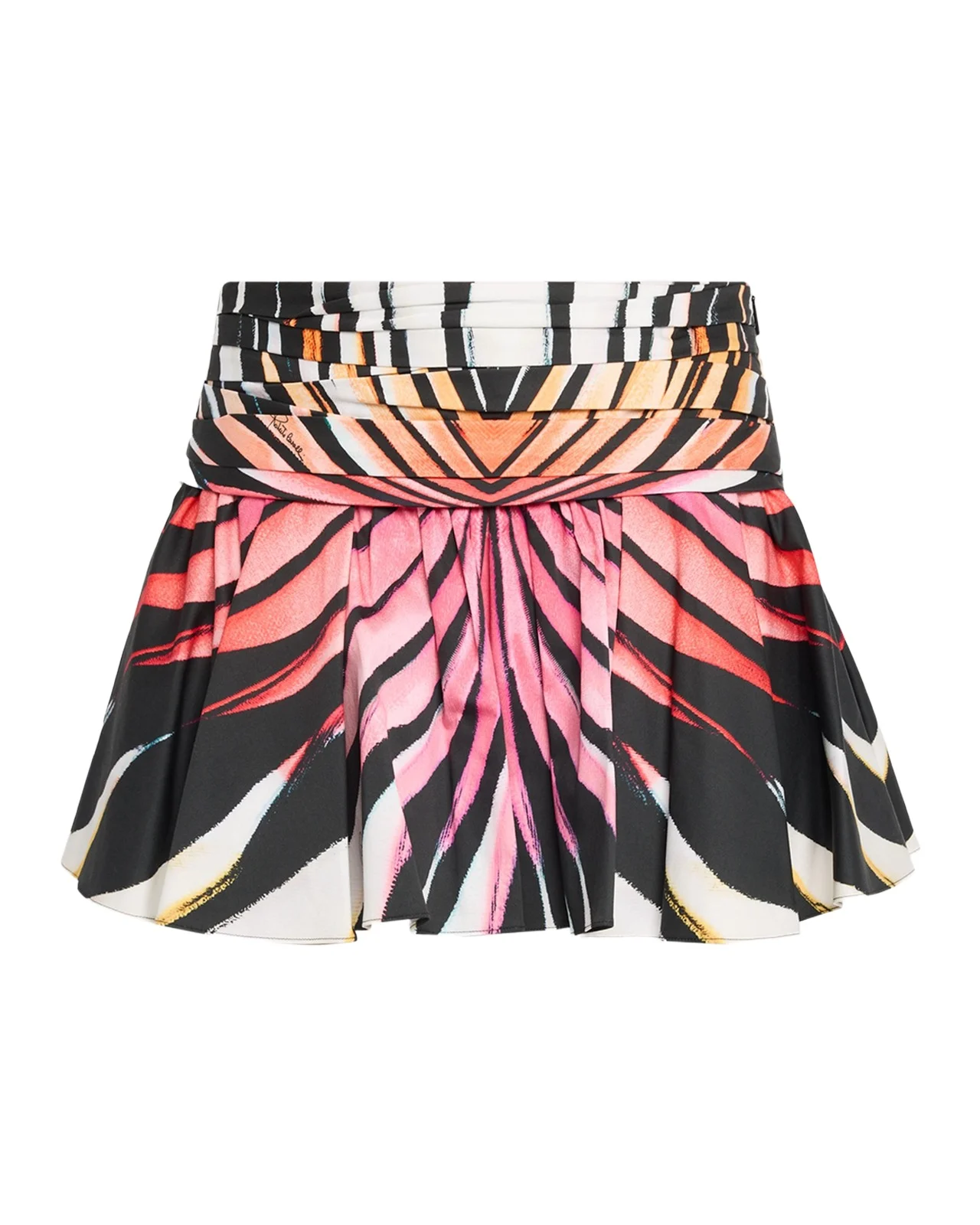 Ray Of Paradise Print Flared Mini Skirt Ray Of Paradise Print Flared Mini Skirt
