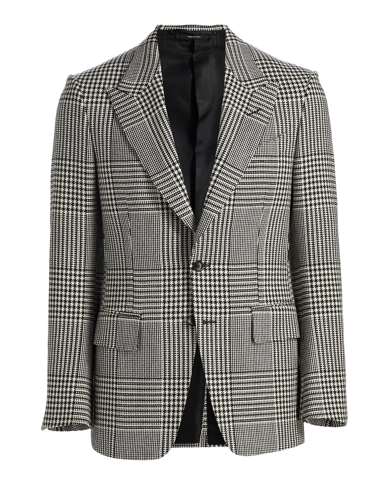 Tom Ford Men's Master Prince of Wales Wool Jacket