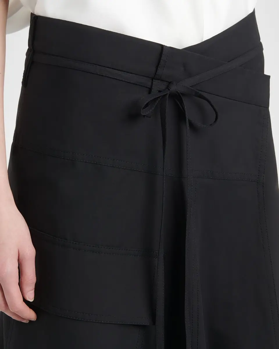 Bottega Veneta Asymmetric Cotton Toile Maxi Skirt | Thumbnail 5 Bottega Veneta Asymmetric Cotton Toile Maxi Skirt | Thumbnail 5