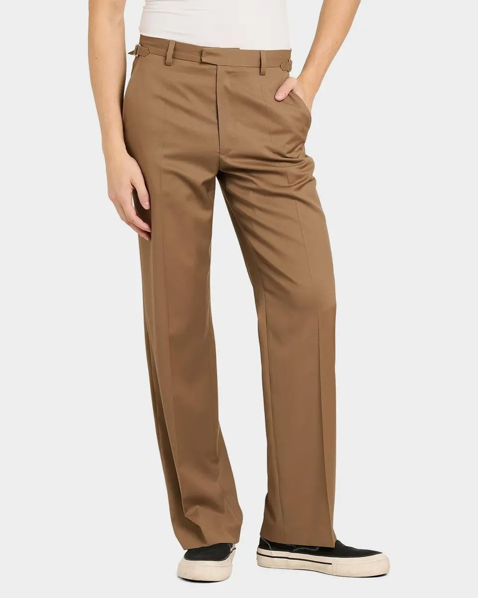 Rhude Men's Sienna Wool Straight-Leg Trousers | Thumbnail 4 Rhude Men's Sienna Wool Straight-Leg Trousers | Thumbnail 4