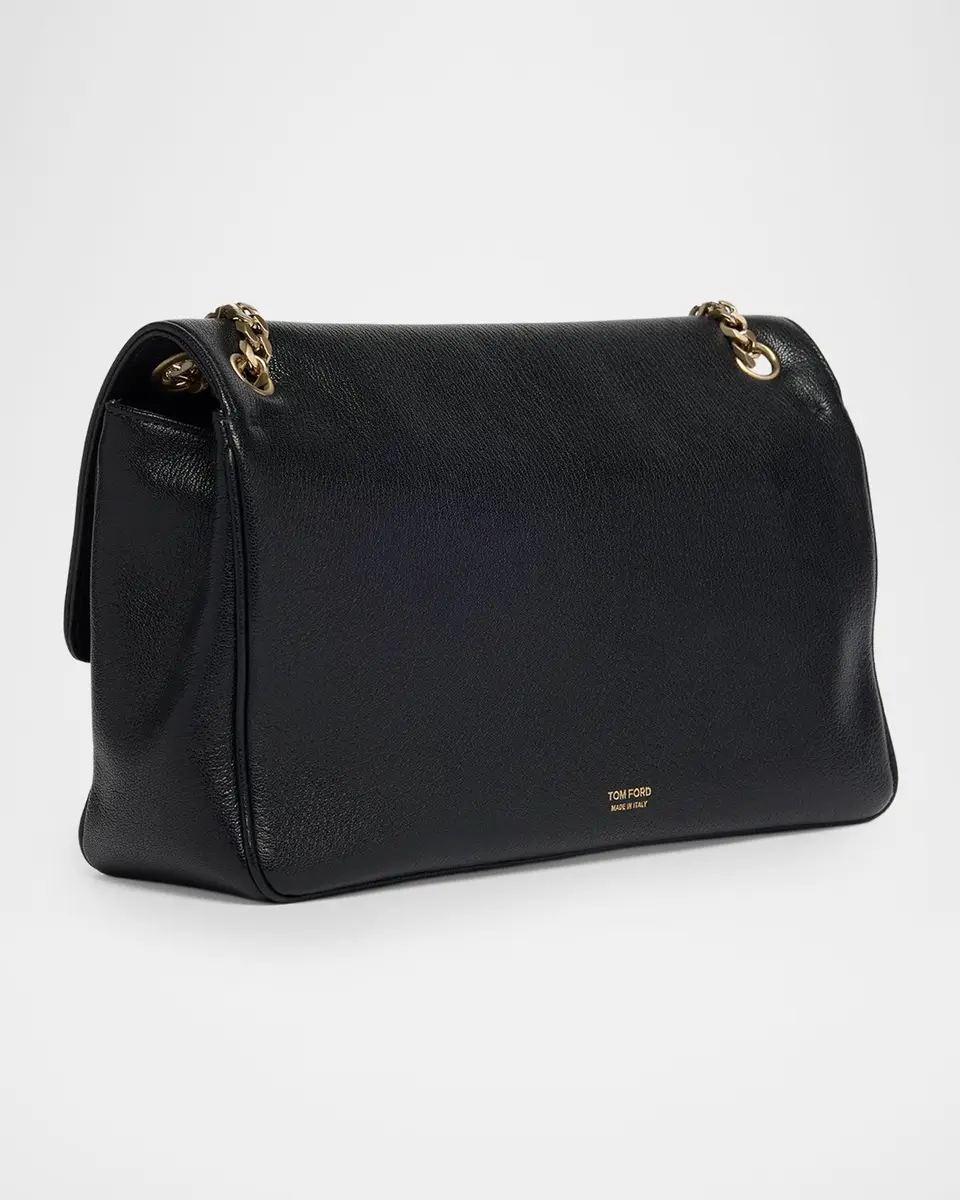Tom Ford Mia T-Clasp Leather Shoulder Bag | Thumbnail 3