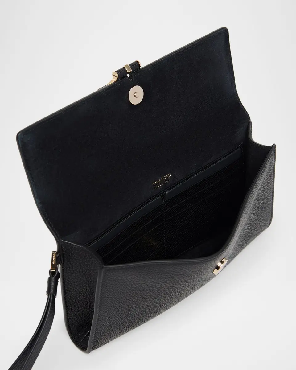 Tom Ford Mia T-Clasp Leather Shoulder Bag | Thumbnail 4