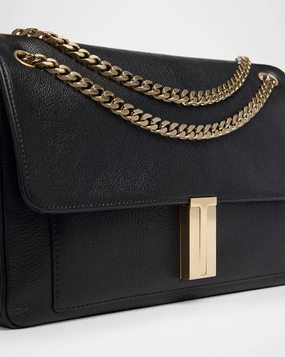 Tom Ford Mia T-Clasp Leather Shoulder Bag | Thumbnail 6