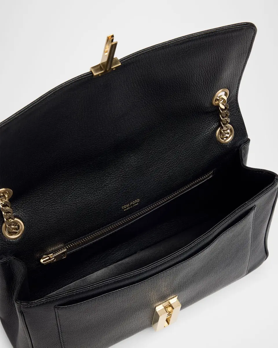 Tom Ford Mia T-Clasp Leather Shoulder Bag | Thumbnail 7