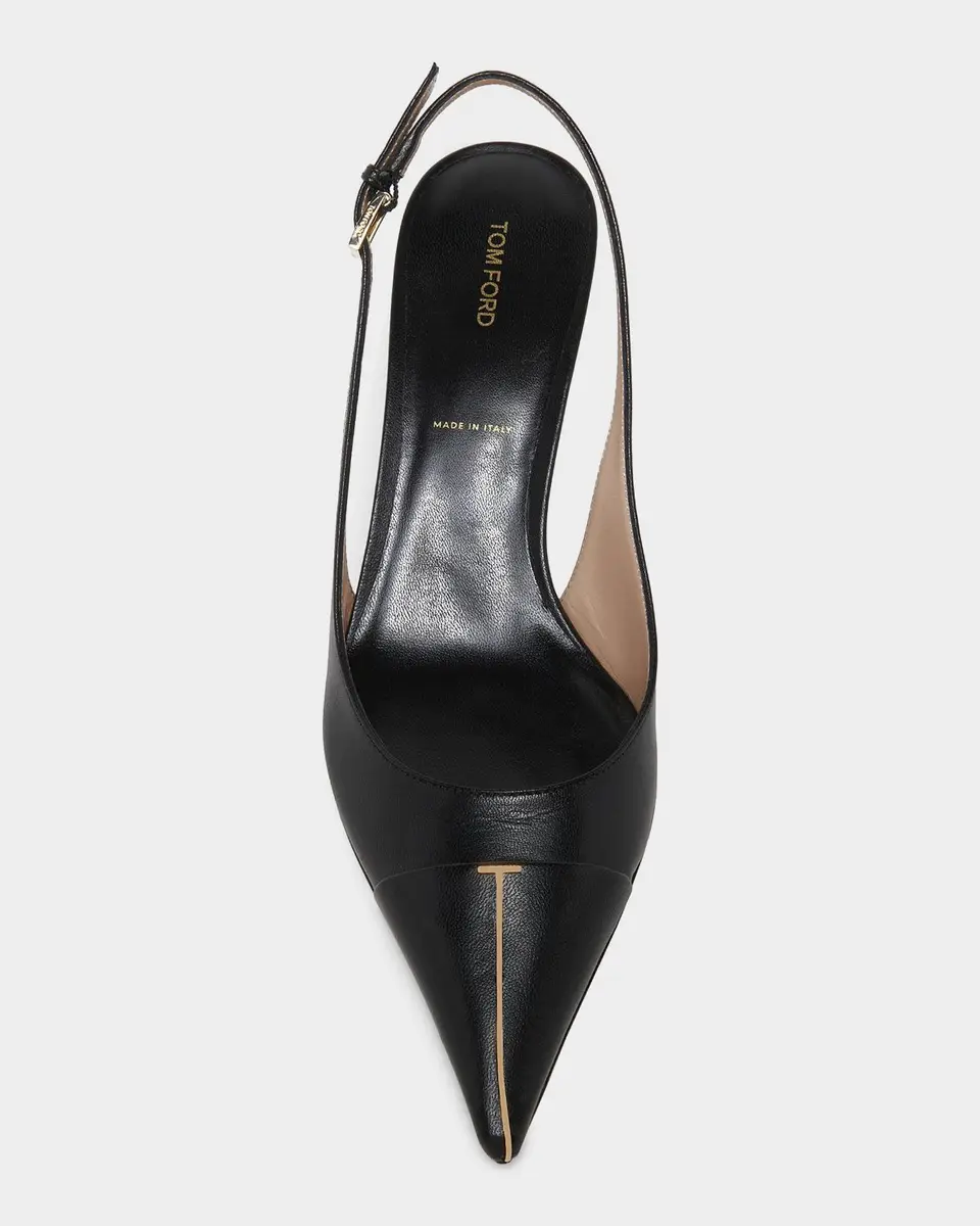 Tom Ford 55mm Shiny Kid Leather Slingback Pumps | Thumbnail 5 Tom Ford 55mm Shiny Kid Leather Slingback Pumps | Thumbnail 5
