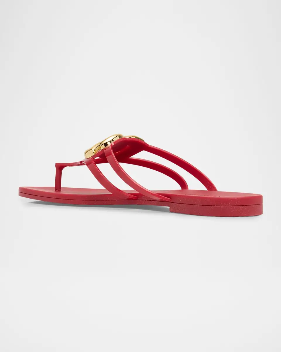 Dolce & Gabbana DG Jelly Flat Thong Sandals | Thumbnail 2