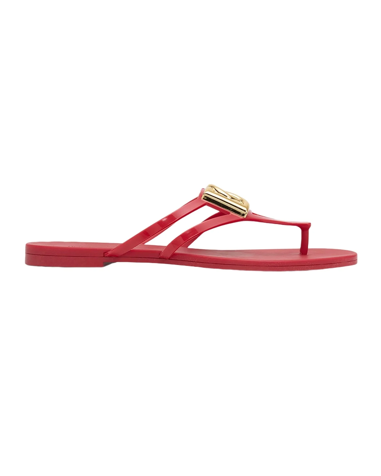 Dolce & Gabbana DG Jelly Flat Thong Sandals