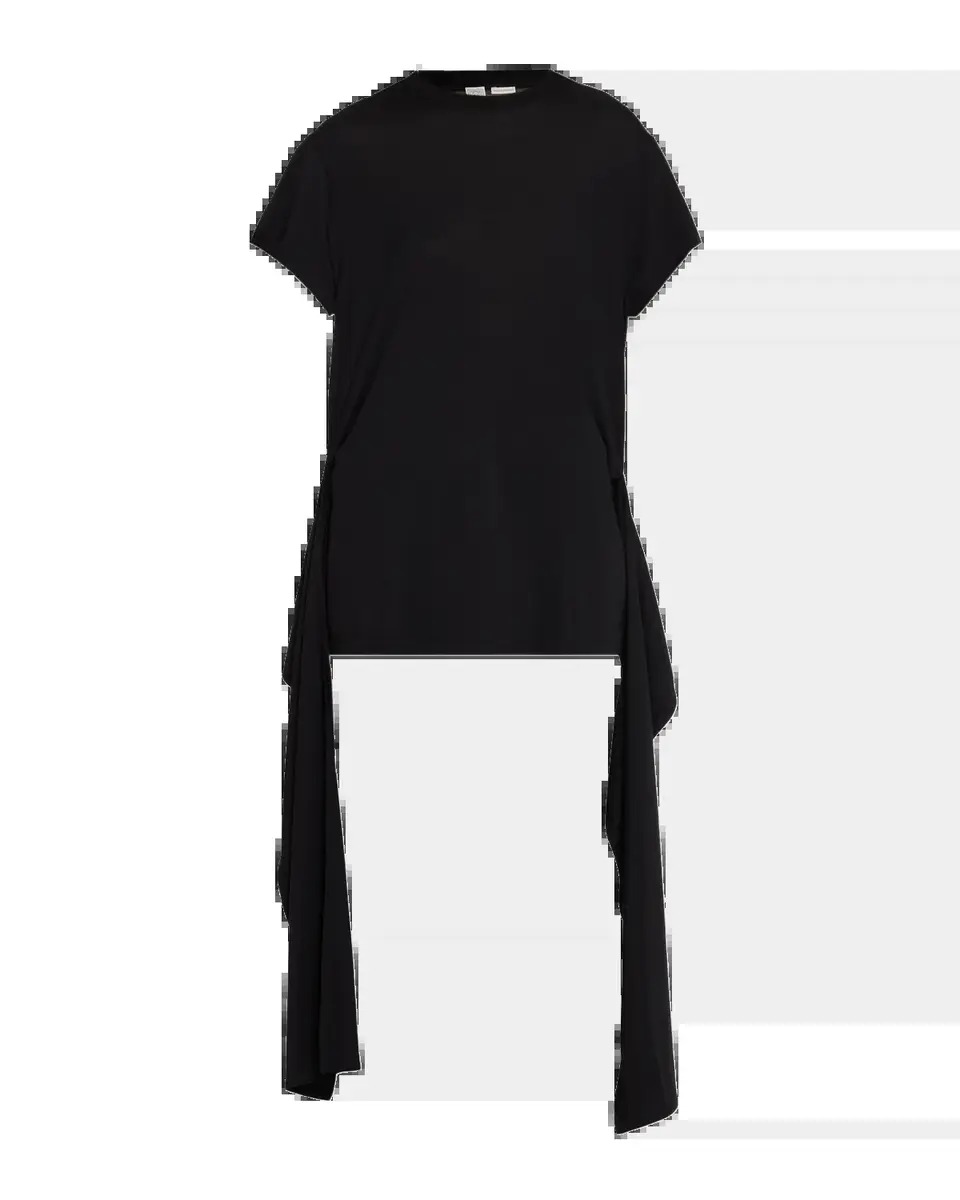 TOTEME Tie-Waist Jersey Short-Sleeve T-Shirt | Thumbnail 5 TOTEME Tie-Waist Jersey Short-Sleeve T-Shirt | Thumbnail 5
