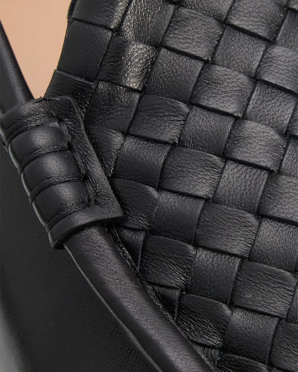 Bottega Veneta Men's Silenzio Intrecciato Napa Leather Loafers | Thumbnail 3 Bottega Veneta Men's Silenzio Intrecciato Napa Leather Loafers | Thumbnail 3