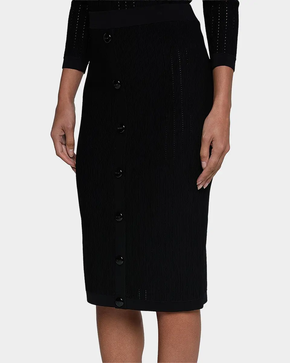 L'Agence Melania Pointelle Knit Midi Skirt | Thumbnail 5 L'Agence Melania Pointelle Knit Midi Skirt | Thumbnail 5