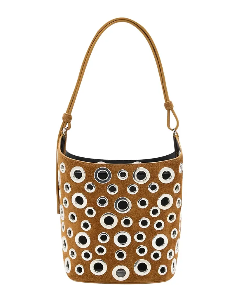 Proenza Schouler Brant Mini Suede Bucket Bag | Image 1 Proenza Schouler Brant Mini Suede Bucket Bag | Image 1