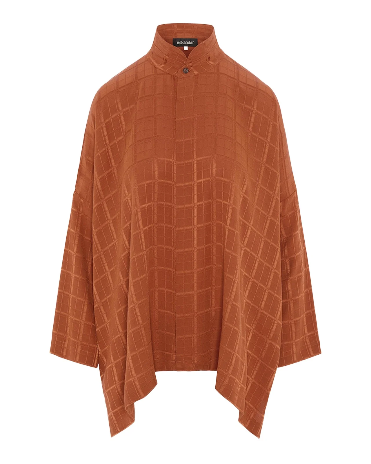 Jacquard Silk Satin Shirt Jacquard Silk Satin Shirt