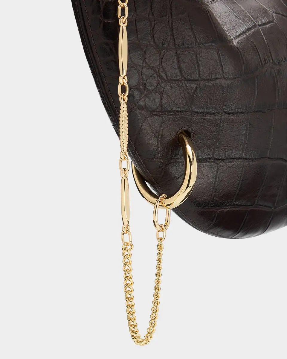 Tory Burch Pierced Croc-Embossed Leather Crossbody Bag | Thumbnail 6 Tory Burch Pierced Croc-Embossed Leather Crossbody Bag | Thumbnail 6