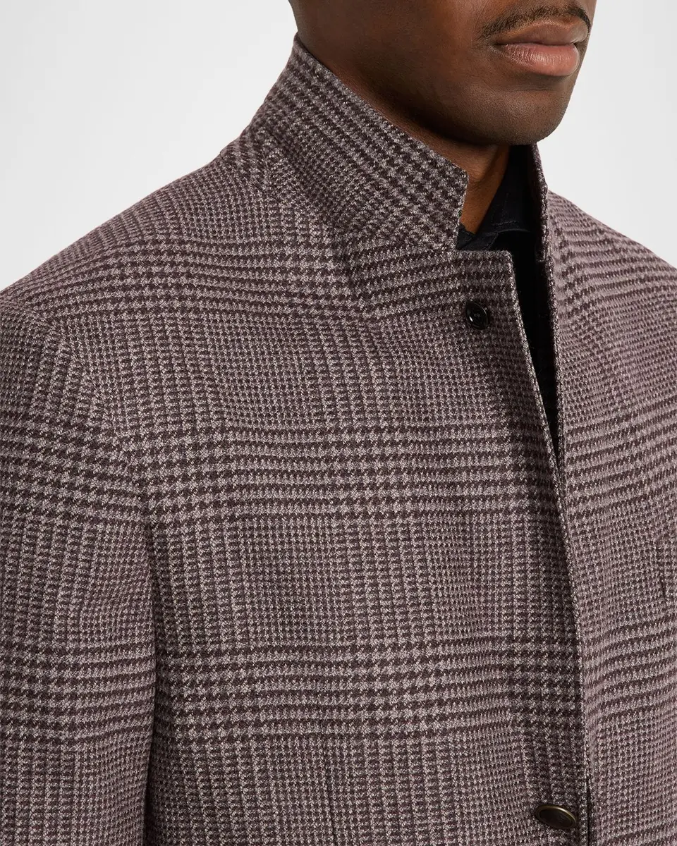 Brunello Cucinelli Men's Glen Plaid Wool-Cashmere Suit Jacket | Thumbnail 7 Brunello Cucinelli Men's Glen Plaid Wool-Cashmere Suit Jacket | Thumbnail 7