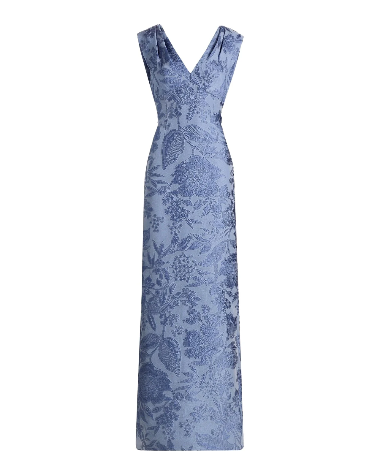 Floral Jacquard Gown Floral Jacquard Gown