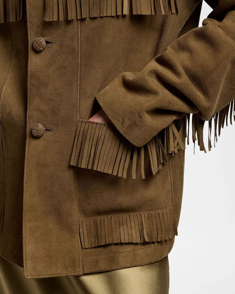 Ralph Lauren Collection Perce Fringe-Trim Lamb-Suede Jacket | Thumbnail 7 Ralph Lauren Collection Perce Fringe-Trim Lamb-Suede Jacket | Thumbnail 7