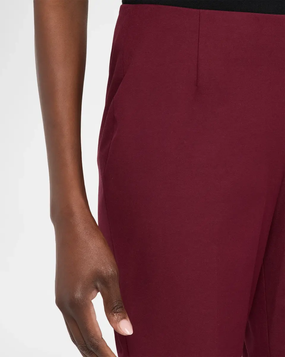 Lafayette 148 New York Stanton Cropped Techno Stretch Twill Pants | Thumbnail 6