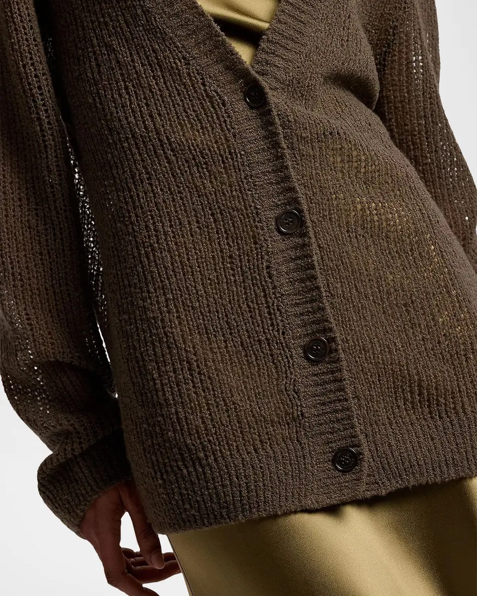 Ralph Lauren Collection Bouclé Cashmere-Blend Cardigan | Thumbnail 4