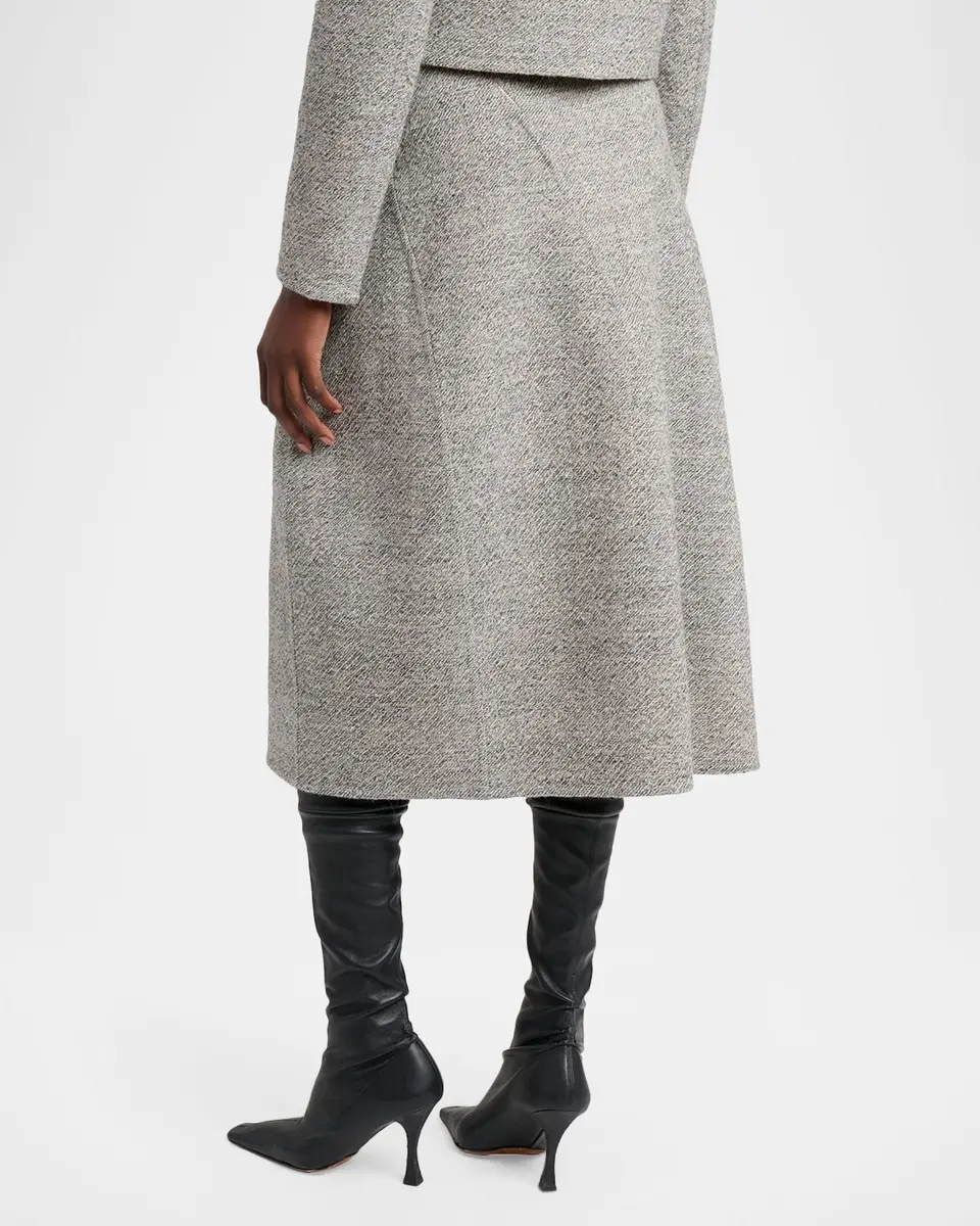 Proenza Schouler Gaelle Paneled Flare Midi Skirt | Thumbnail 3 Proenza Schouler Gaelle Paneled Flare Midi Skirt | Thumbnail 3