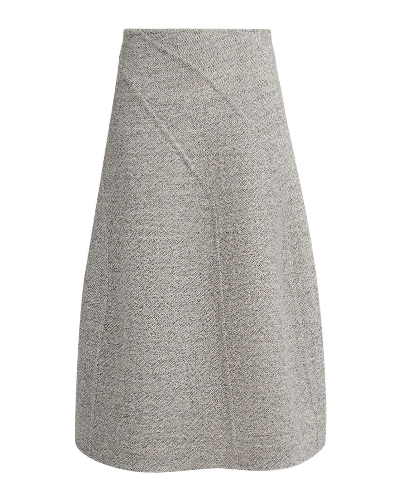 Gaelle Paneled Flare Midi Skirt