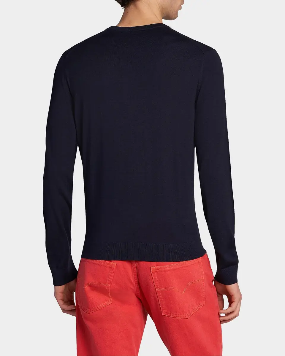 Versace Men's Wool Crewneck Sweater | Thumbnail 3
