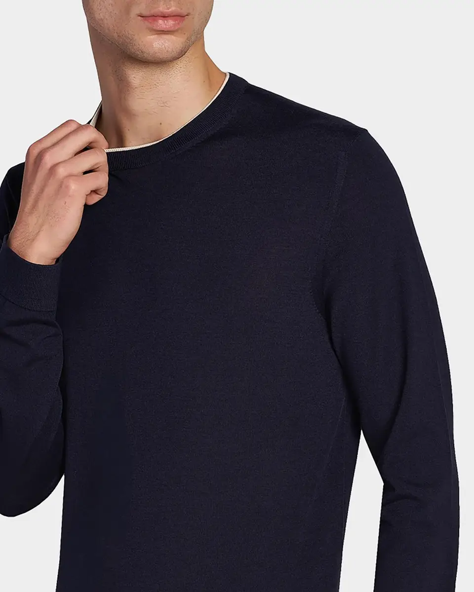 Versace Men's Wool Crewneck Sweater | Thumbnail 5