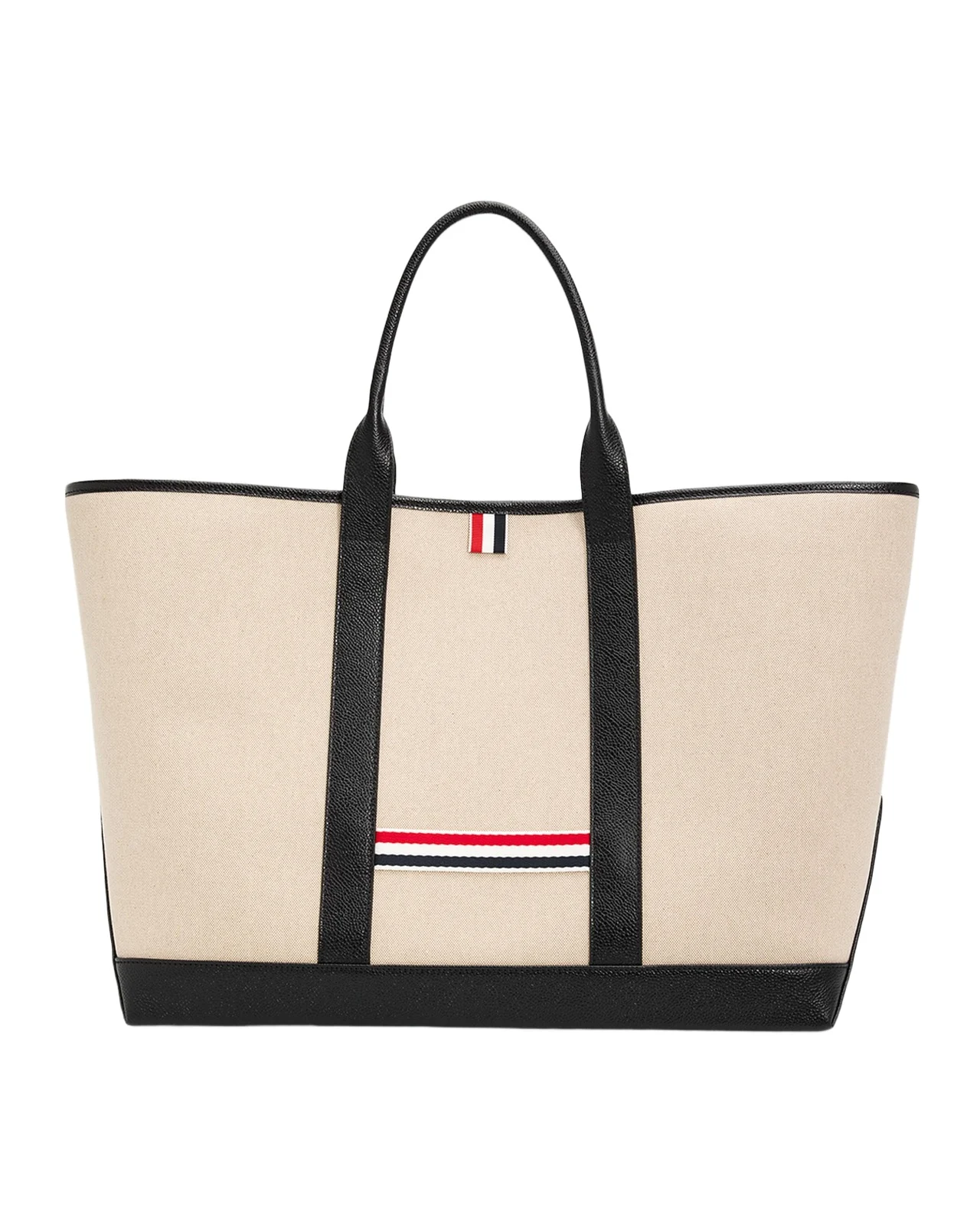Thom Browne Tool Medium Raffia Tote Bag